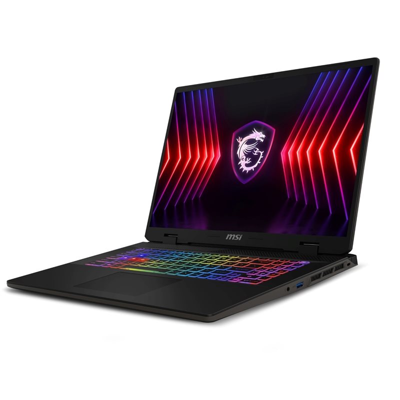 MSI 17" Sword 17 HX B14VGKG-005NEU, kannettava pelitietokone, Cosmos Gray (Tarjous! Norm. 2499,00€)