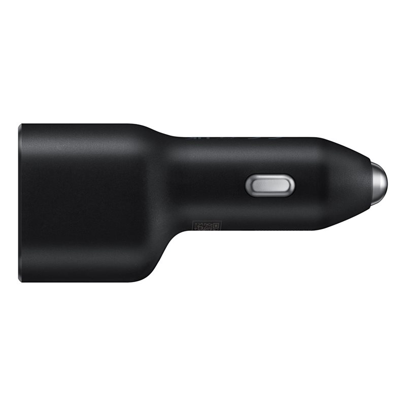 Samsung 40W Car Charger Duo, USB-C PD + USB-A -autolaturi, musta