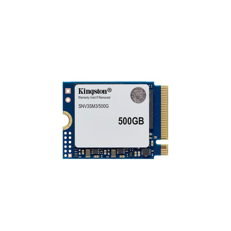 Kingston 500GB NV3 PCIe 4.0 NVMe SSD-levy, M.2 2230, 5000/3000 MB/s