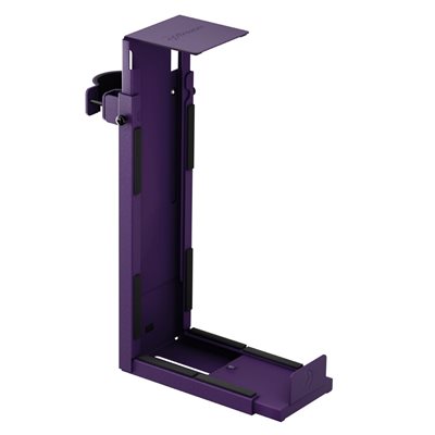 Arozzi PC Mount, tietokoneen keskusyksikön pöytäkiinnike, violetti