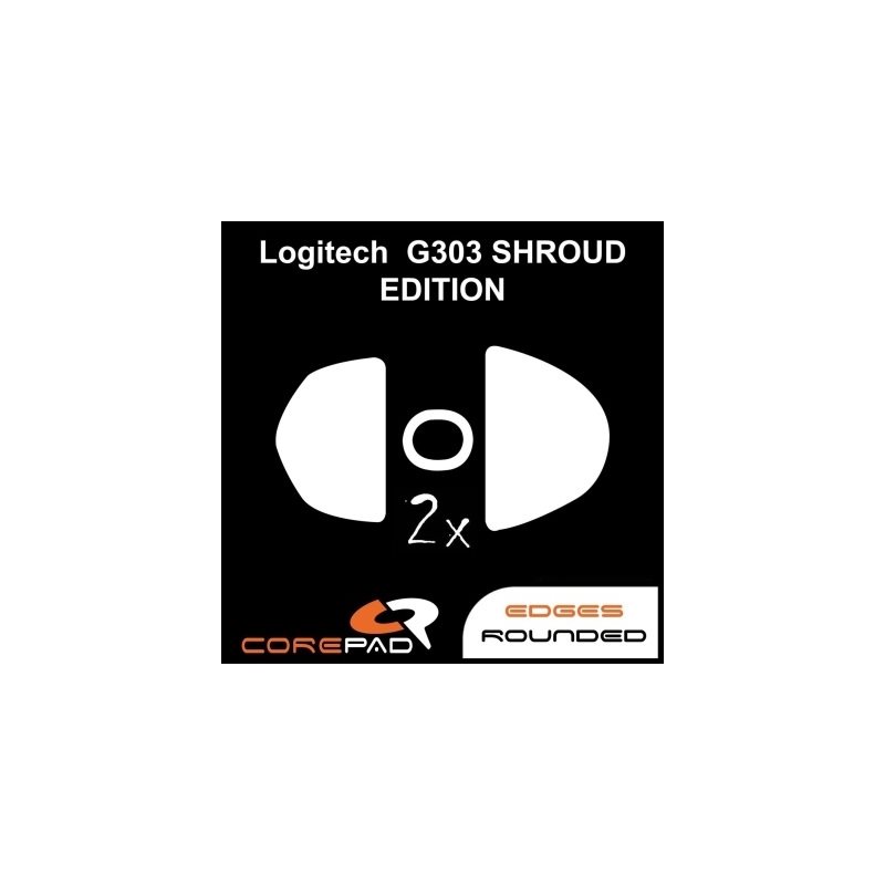 Corepad Skatez -hiiritassut, PRO Logitech G303 Shroud Edition