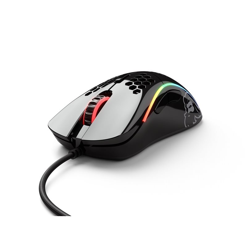 Glorious (Outlet) Model D- USB RGB Optical Gaming Mouse - Glossy Black (GLO-MS-DM-GB)