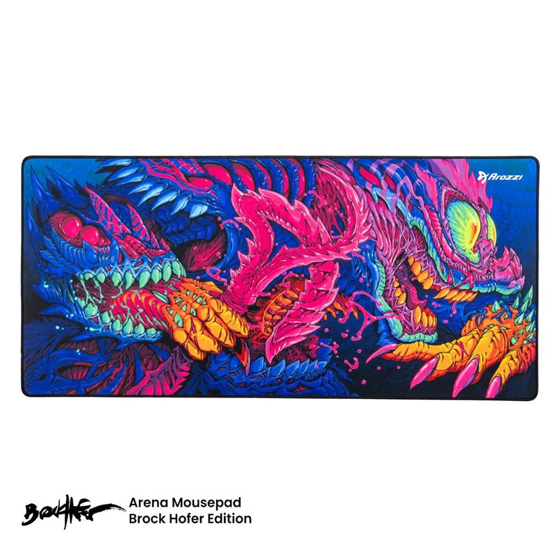 Arozzi ZONA Mousepad -pelihiirimatto, XL- Grime Dweller