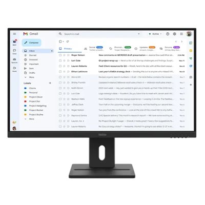 Lenovo 27" ThinkVision E27-40, Full HD -monitori, musta