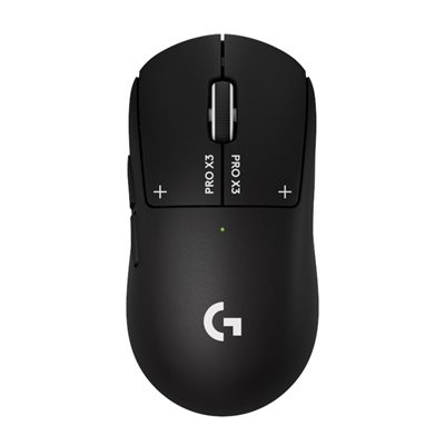 Logitech PRO X3 SUPERSTRIKE, langaton LIGHTSPEED-pelihiiri, 48 000 DPI, Midnight Black