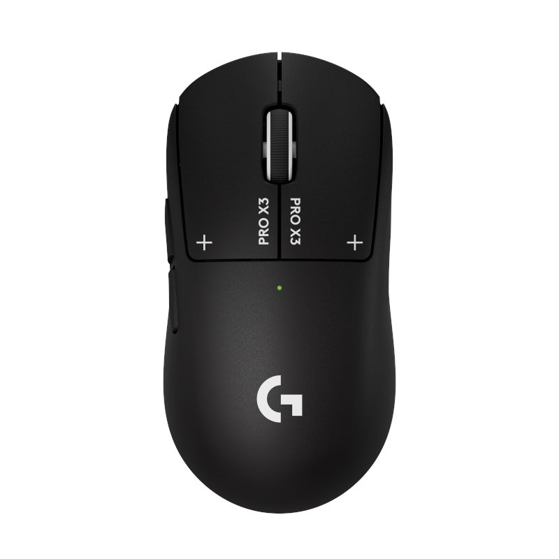 Logitech PRO X3 SUPERSTRIKE, langaton LIGHTSPEED-pelihiiri, 48 000 DPI, Midnight Black