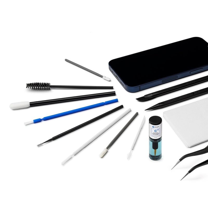 iFixit Precision Cleaning Kit, elektroniikan puhdistussarja, musta