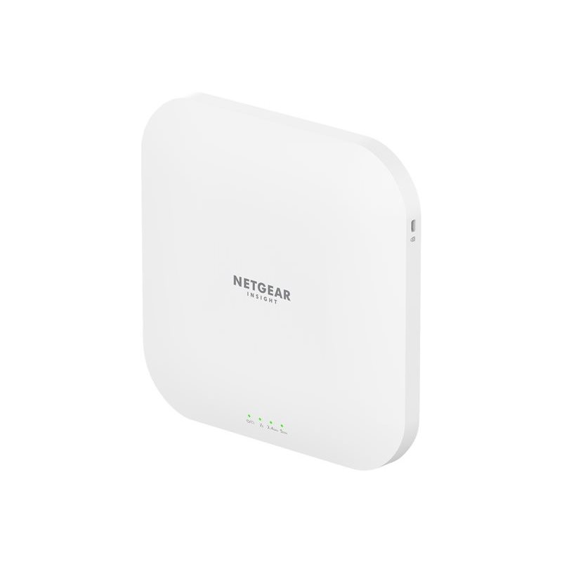 Netgear Insight WAX620, langattoman verkon liityntäpiste, Wi-Fi 6, AX3600, valkoinen/harmaa