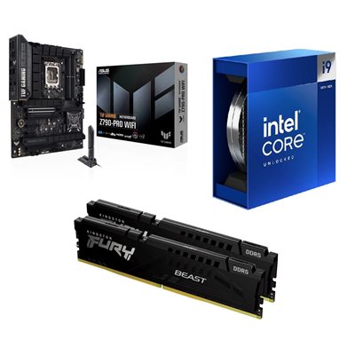 Asus TUF GAMING Z790-PRO WIFI + Core i9-14900K + 32GB DDR5 5600MHz (Bundletarjous!)