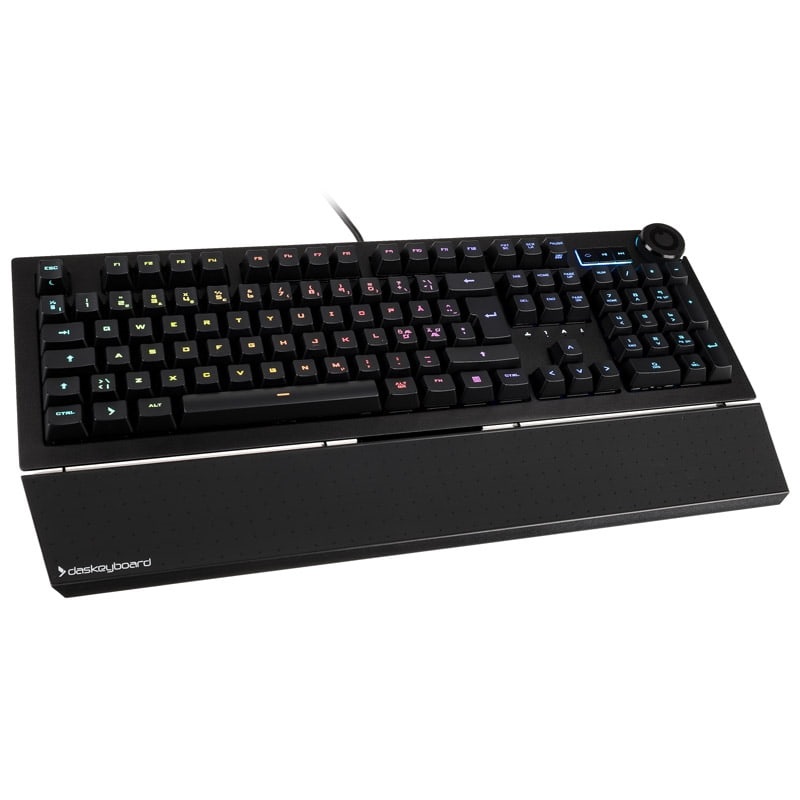Das Keyboard 5QS, mekaaninen näppäimistö, Omron Gamma Zulu, musta