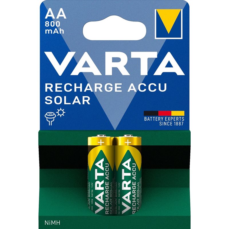 Varta AA/LR06 -akkuparisto, 800mAh, 2kpl