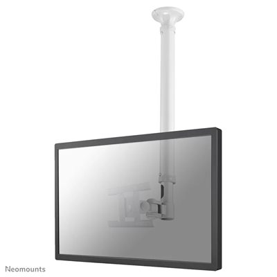 Neomounts 10-30" Flat Screen Ceiling Mount, -kattoteline 79-129cm laskulla, valkoinen