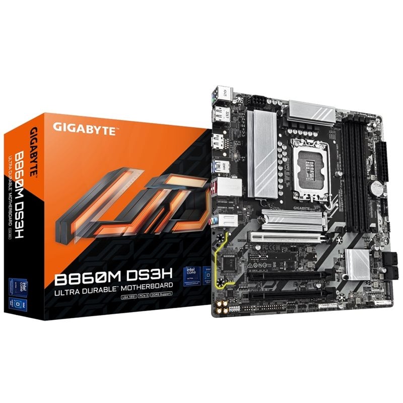 Gigabyte B860M DS3H, mATX-emolevy