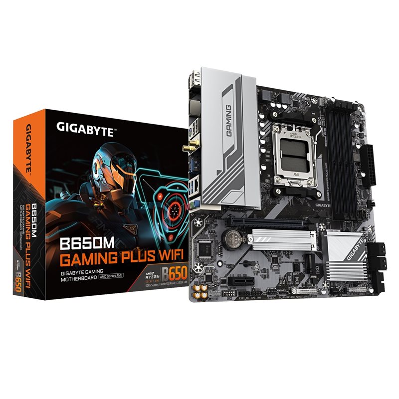 Gigabyte (Outlet) B650M GAMING PLUS WIFI, mATX-emolevy