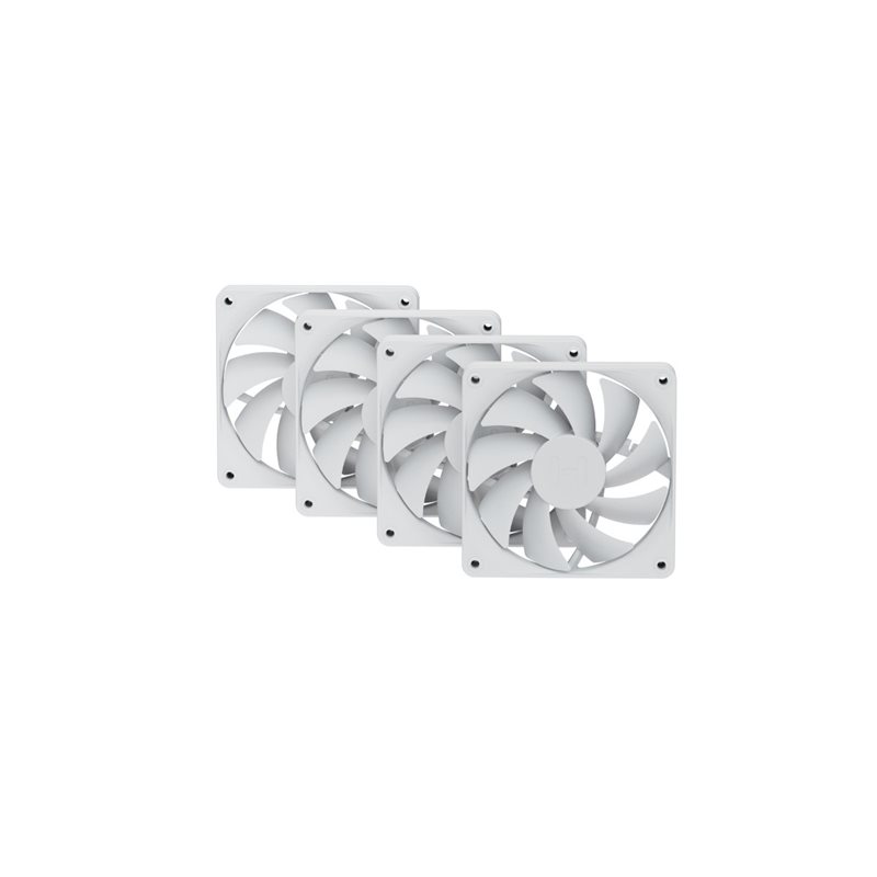 Hyte FA12 Fans (4-Pack), 120mm PWM-laitetuuletinsarja, Snow White