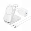 Anker 3-in-1 Prime Wireless Charging Station Foldable, langaton latausteline, valkoinen