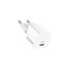 Verbatim 20W Mini GaN-verkkovirtalaturi, USB-C, valkoinen