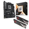 Asus TUF GAMING B850-PLUS WIFI + 9800X3D + 32GB DDR5 6000MHz -tuotepaketti