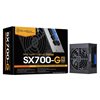 SilverStone (Outlet) 700W SX700-G, modulaarinen SFX-virtalähde, 80 Plus Gold, musta