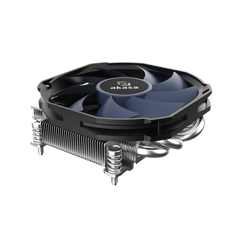 Akasa ALUCIA H4A, Low profile AMD AM5/AM4 4 heatpipes CPU cooler