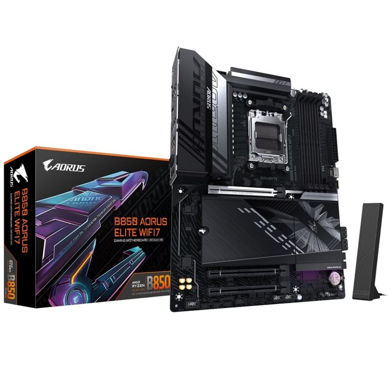 Gigabyte B850 AORUS ELITE WIFI7, ATX-emolevy