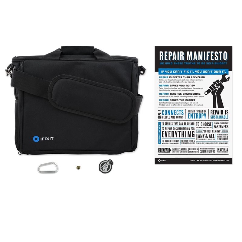 iFixit Pro Tech Movement Module with Swag, laukku ja swagia, musta