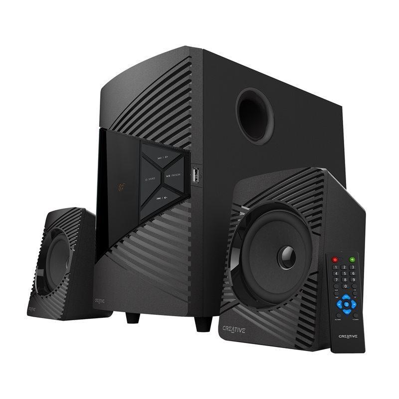 Creative (Outlet) SBS E2500, 2.1 -kaiutinjärjestelmä subwooferilla, Bluetooth 5.0, musta
