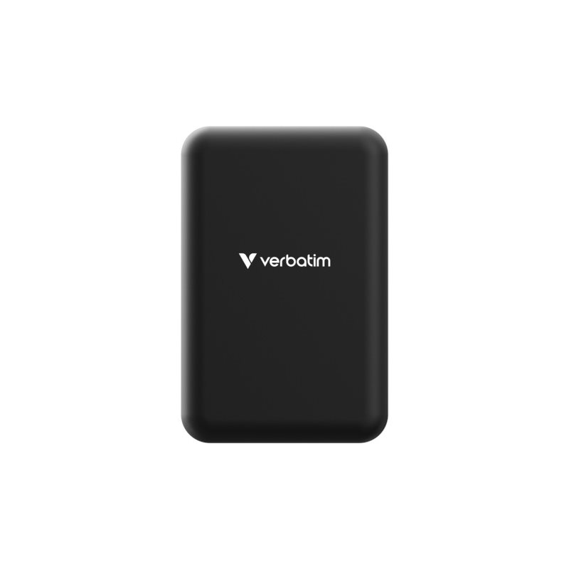 Verbatim 20 000mAh varavirtalähde, Magsafe, USB-C PD 35W, musta
