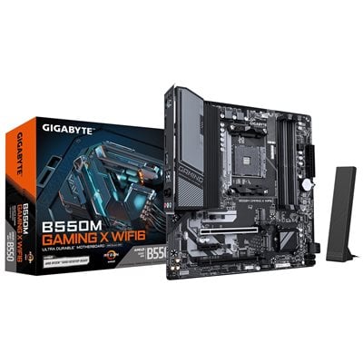 Gigabyte B550M GAMING X WIFI6, mATX-emolevy