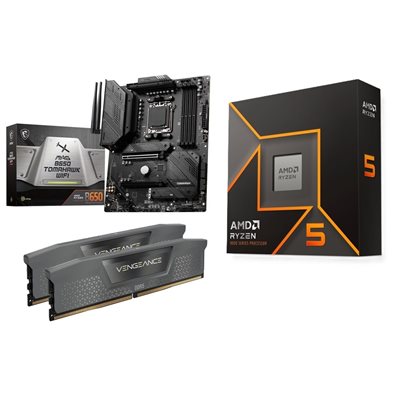 MSI MAG B650 TOMAHAWK WIFI + Ryzen 5 9600X + 32GB DDR5 6000MHz -tuotepaketti