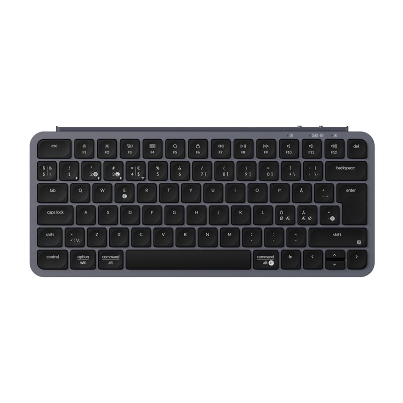 Keychron (Outlet) B1 Pro, Ultra-Slim langaton näppäimistö, 75%, Space Gray