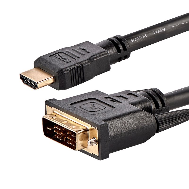 StarTech.com HDMI -> DVI-D -näyttökaapeli, 1,8m, musta