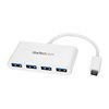StarTech.com 3.2 Gen1 USB-C-hubi, 4x USB-A, valkoinen