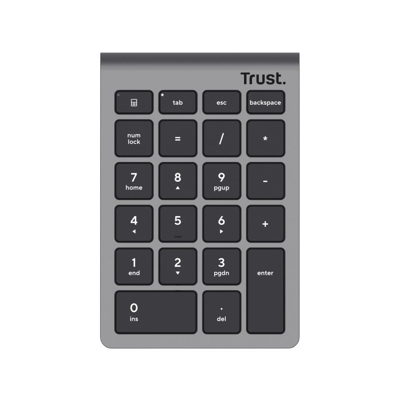 TRUST XALAS -langaton numeronäppäimistö, musta