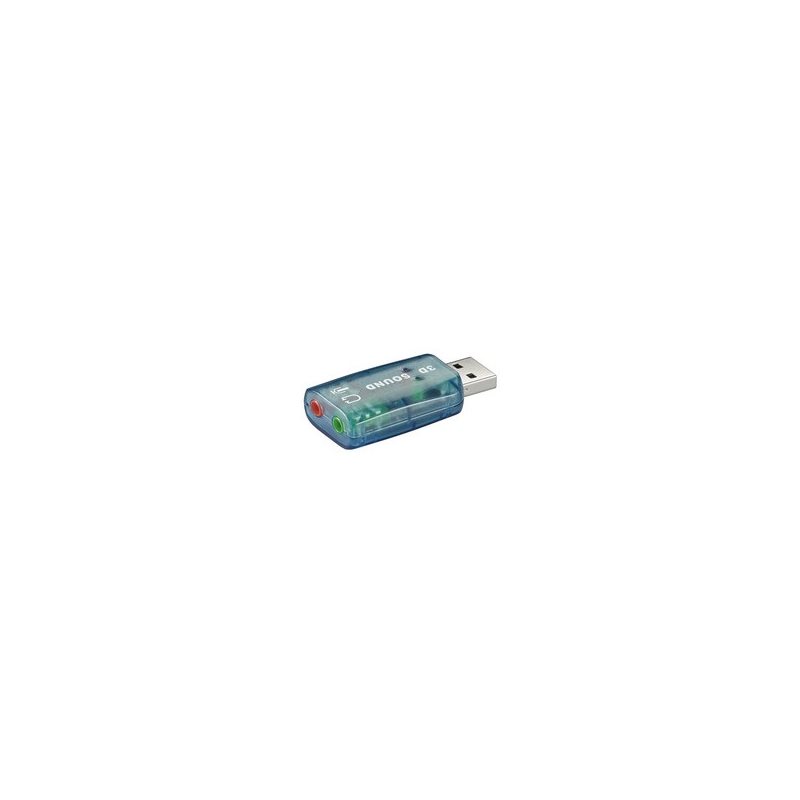 MicroConnect Äänikortti, USB 2.0, 2 x 3,5mm