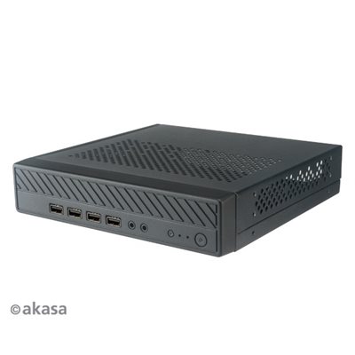 Akasa Cypher MX, Thin Mini-ITX -kotelo, musta