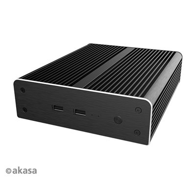 Akasa Newton NE NUC-kotelo, alumiini, musta