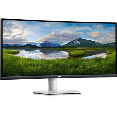 Dell 34" S3422DW, kaareva WQHD-monitori, musta/harmaa