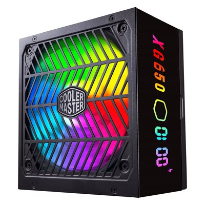 Cooler Master 650W XG650 Plus, modulaarinen ATX-virtalähde, 80 Plus Platinum, musta