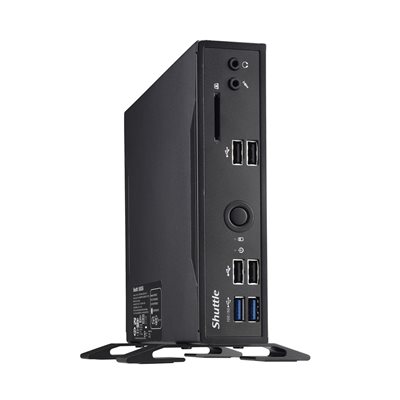 Shuttle XPC slim DS20U3, MiniPC -barebone, musta