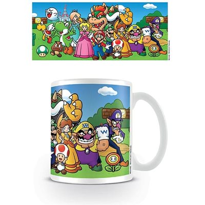 Pyramid Super Mario Characters Mug
