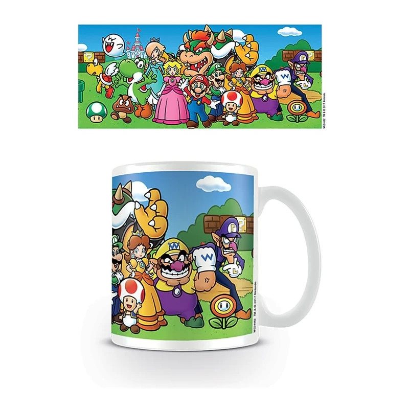 Pyramid Super Mario Characters Mug