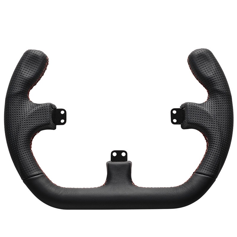 Asetek Open D Black Leather Rim -ohjauspyörä