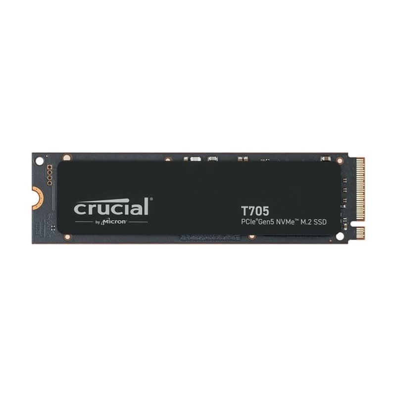 Crucial 4TB T705 PCIe Gen5 NVMe SSD, M.2 2280, 14 100/12 600 MB/s