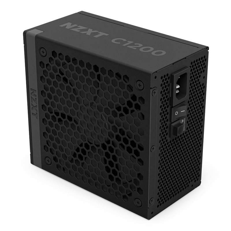 NZXT 1200W C1200 Gold ATX 3.1 -virtalähde, 80 Plus Gold, musta - Kuva 2