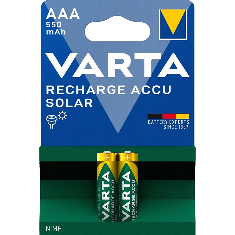 Varta AAA/LR03 -akkuparisto, 550mAh, 2kpl