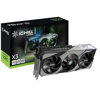 INNO3D GeForce RTX 5080 iCHILL X3 -näytönohjain, 16GB GDDR7
