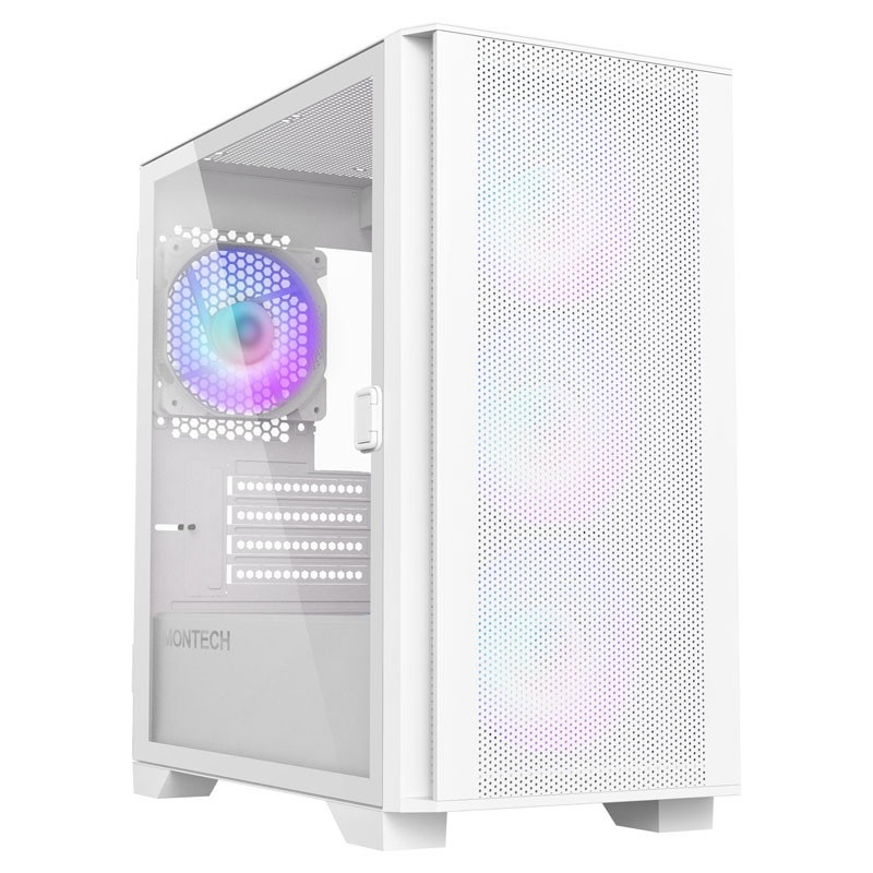 Montech (Outlet) AIR 100 ARGB, ikkunallinen mATX-kotelo, All White