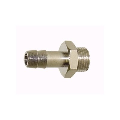 N/A 6mm karaliitin, G1/8, ei tiivistettä, hopea