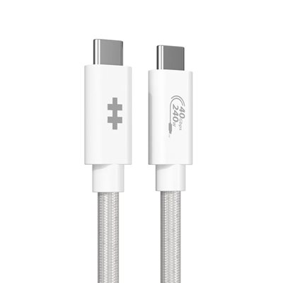Targus HyperDrive Next USB4 USB-C -kaapeli, 1,2m, musta